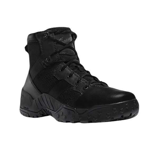 NEW Danner Mens Size 9 Scorch Side Zip Waterproof Black Leather Tactical Boot - Picture 1 of 12